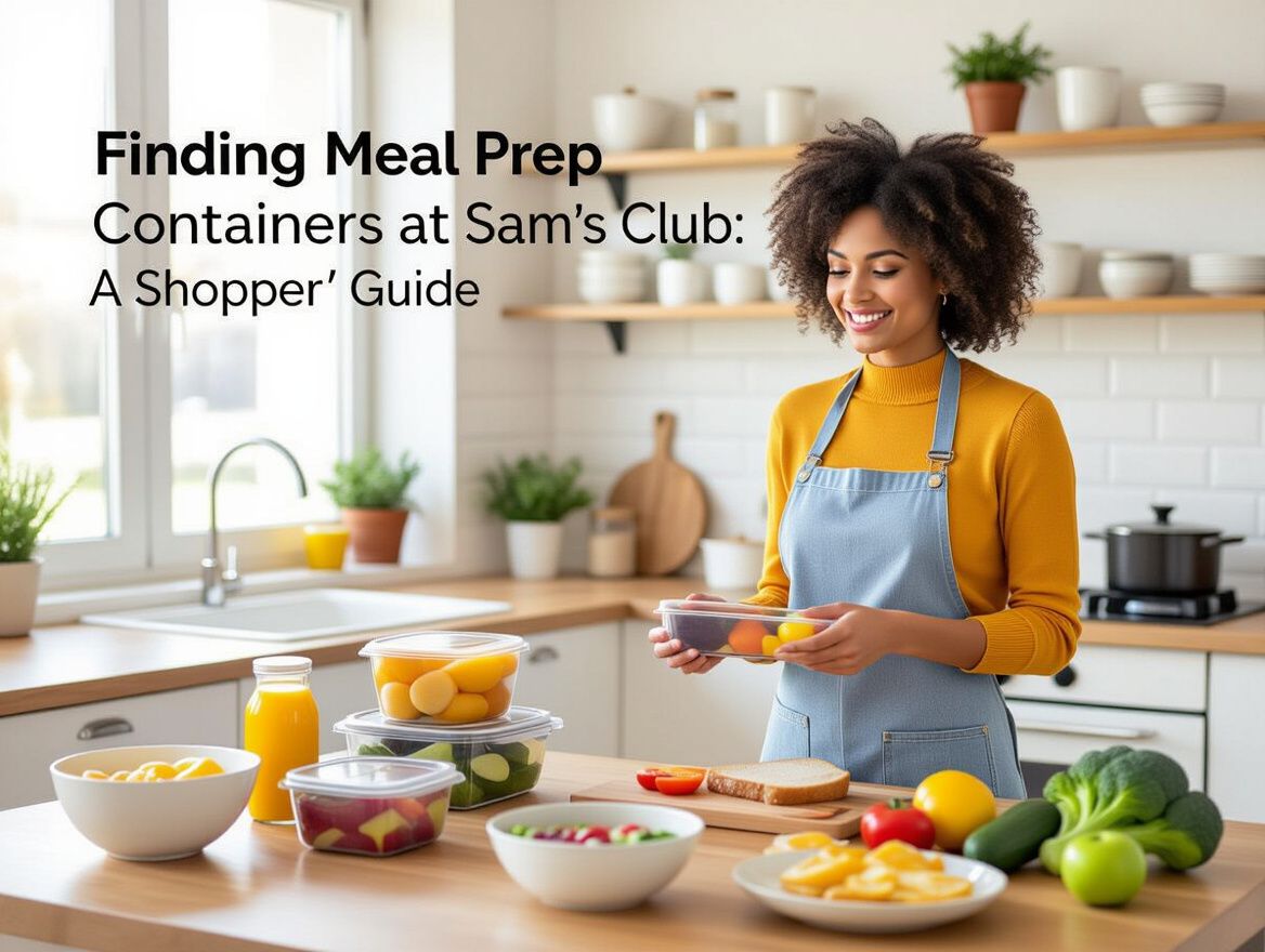 Finding Meal Prep Containers at Sam's Club: A Shopper's Guide