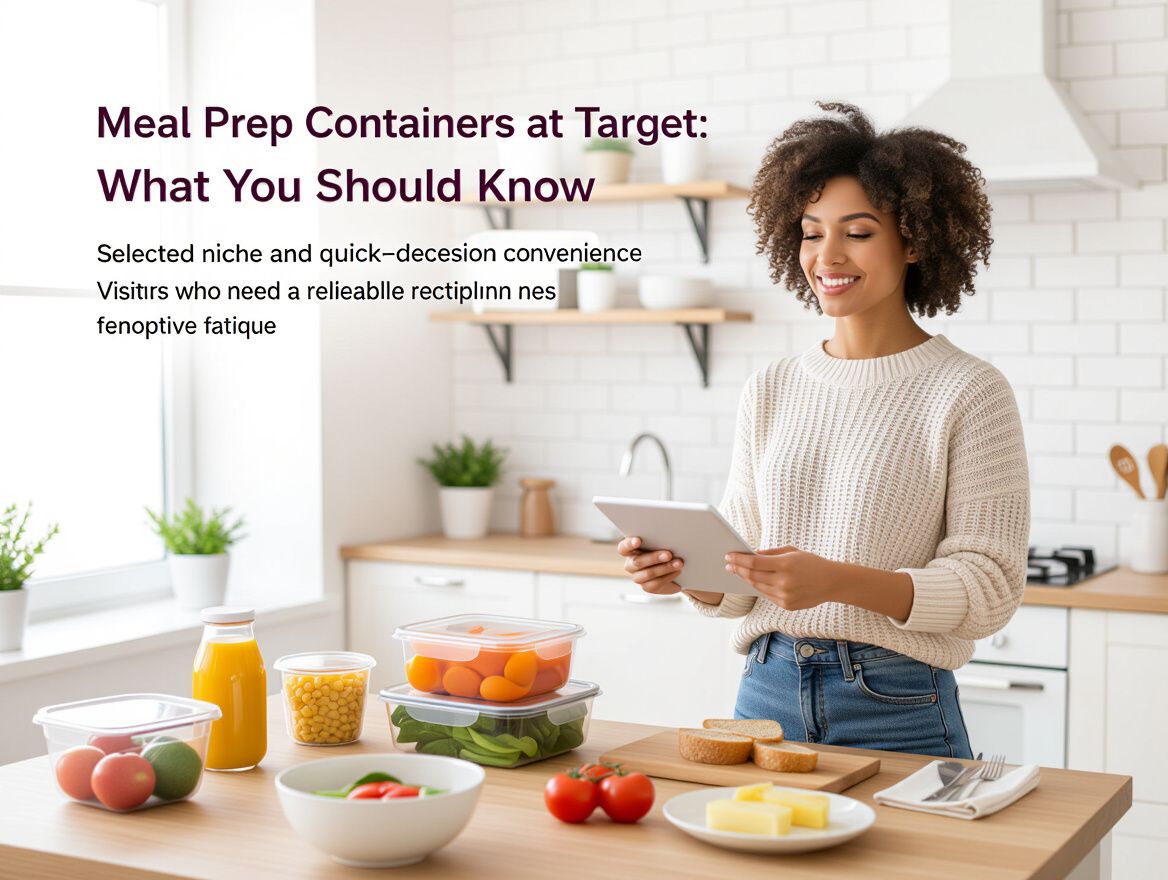 Meal Prep Containers at Target: What You Should Know